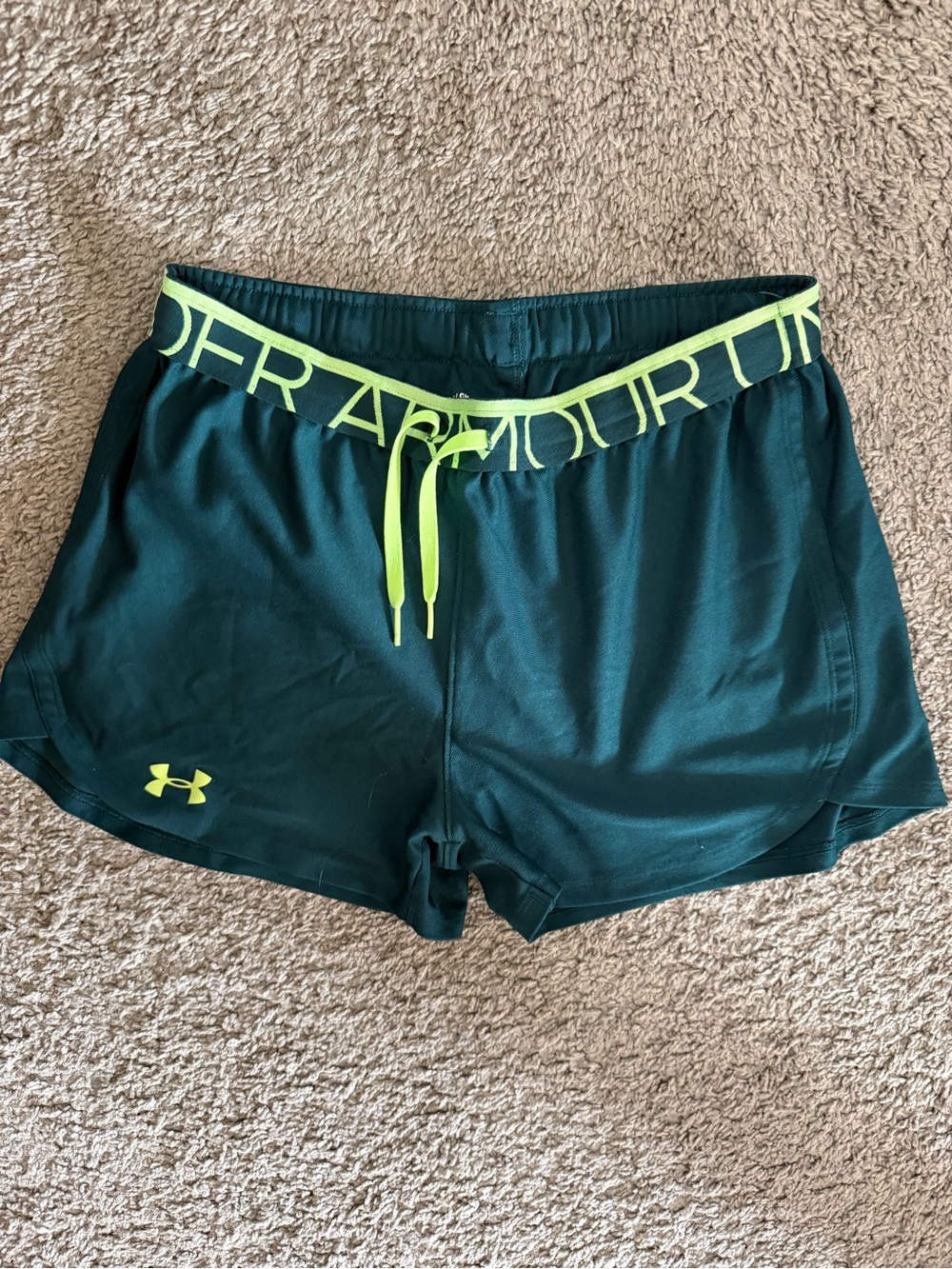 Green Under Armour Shorts